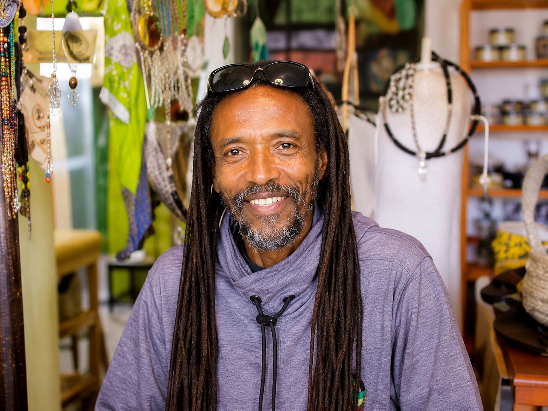 Portrait of Gareth Anver Prince, Rastafari elder and constitutional advocate